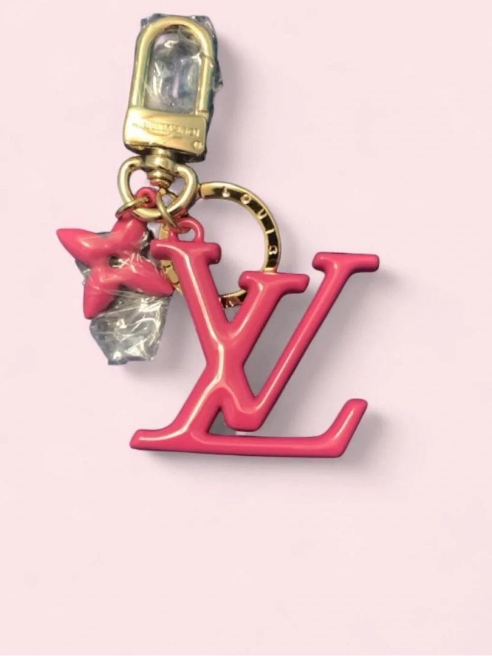 Initials LV Keychain Charm brand New